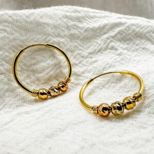 Candonga Lisa 3 Oros Grande de Oro 18K