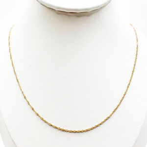 Cadena Singapore de Oro 18K - 60 cm